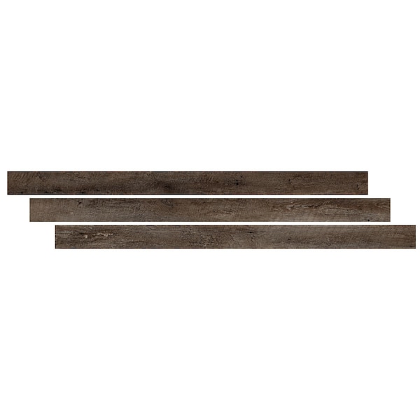 Msi LVT Trim, LVT, Brown, 94 in L, 1.77 in W, Low Gloss - ZOR-LVT-TR-0552