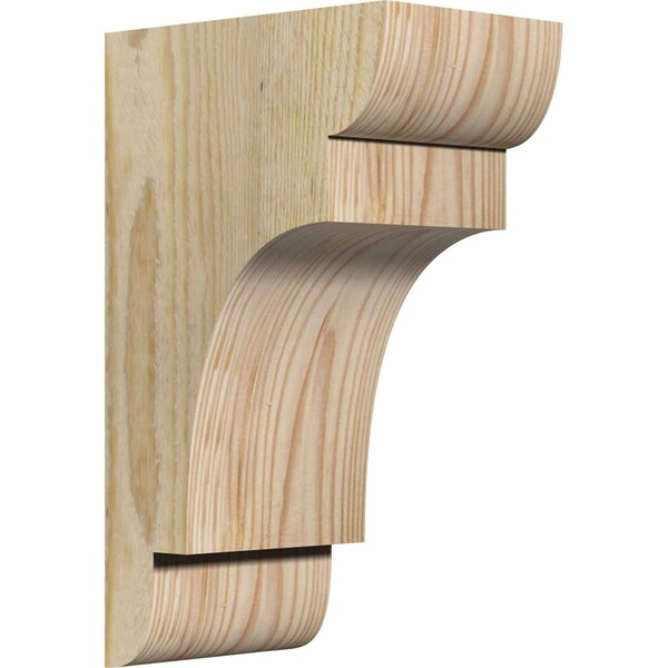 Ekena Millwork New Brighton Rough Sawn Corbel, Douglas Fir, 4"W x 6"D x 10"H - COR04X06X10NEB00RDF