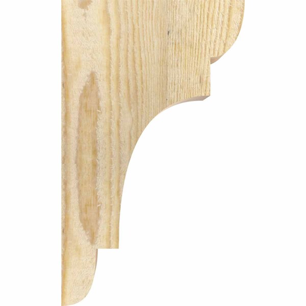 Ekena Millwork New Brighton Rough Sawn Corbel, Douglas Fir, 4"W x 6"D x 10"H - COR04X06X10NEB00RDF