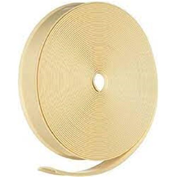 Overtime 1 in. x 100 ft. Heavy Duty Insert Trim, Colonial White - OV1835692