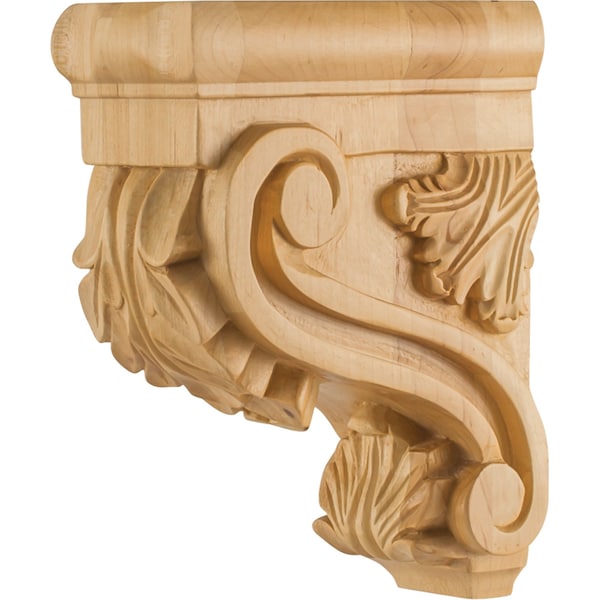 Hardware Resources 3" Wx6"Dx8"H Alder Acanthus Corbel - CORE-2-ALD