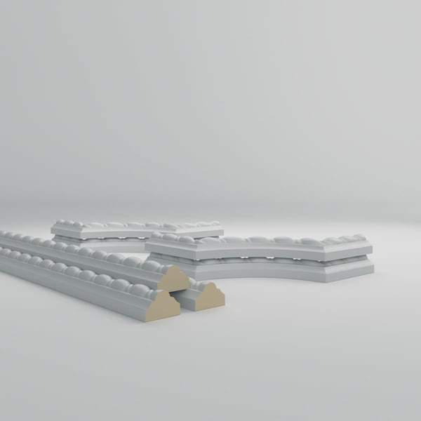 Ekena Millwork 28-in. W x 72-in. H Bulwark Rope Panel Moulding Kit Single Panel - PMLKBU28X72A