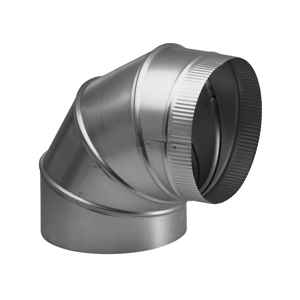 Almo 6-in. Galvanized Steel Adjustable Round Elbow Duct for Vent Hood - 419