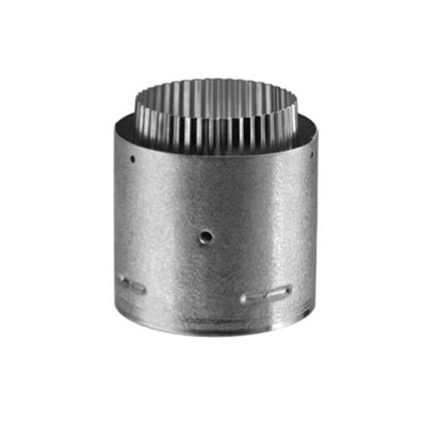 Keen 4 in. Pellet to Flex Adapter PVP Bottom To HS Flex Top - Stainless Steel - KE3368123