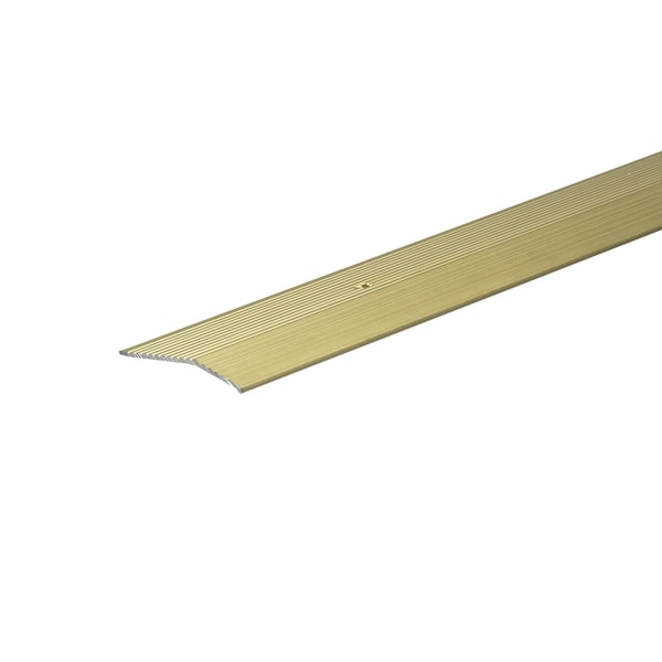 Frost King Frost King 2 in. W X 72 in. L Satin Gold Aluminum Carpet Joiner - H1591FB6A