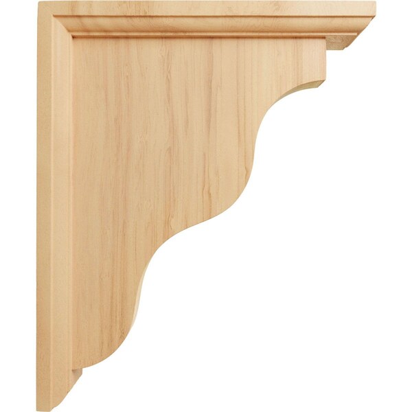 Ekena Millwork 2 1/4"W x 9"D x 11"H Hamilton Traditional Bracket, Red Oak - BKT02X09X11HARO