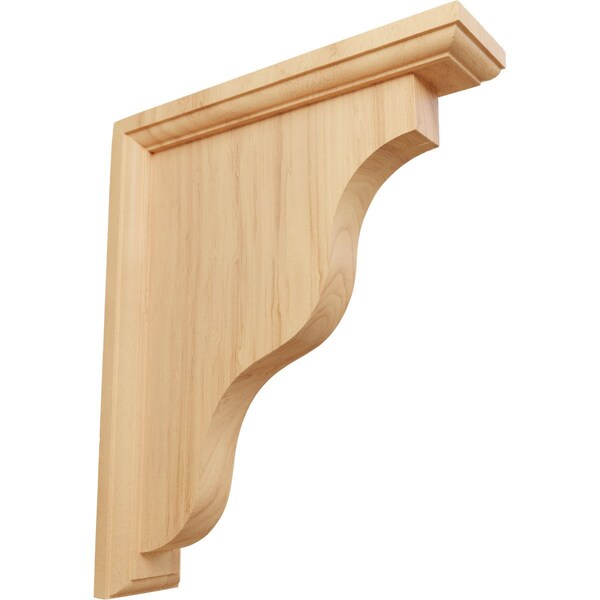 Ekena Millwork 2 1/4"W x 9"D x 11"H Hamilton Traditional Bracket, Red Oak - BKT02X09X11HARO