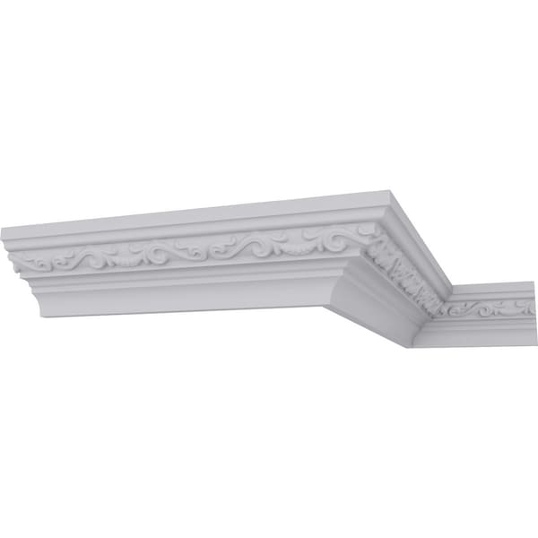 Ekena Millwork 1 3/8"H x 1 3/8"P x 2"F x 94 1/2"L Caputo Crown Moulding - MLD01X01X02CA