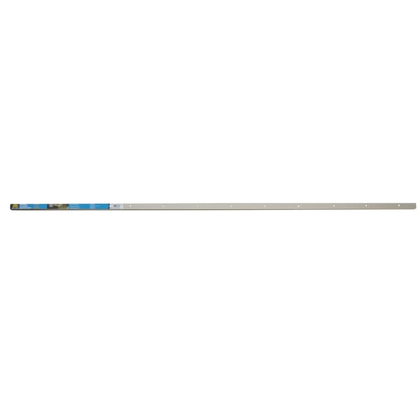 M-D Building Products Aluminum, Pewter, 72 in L, 1.12 in W - 43880