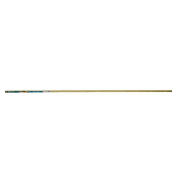 M-D Building Products Aluminum, Satin Brass, 72 in L, 0.875 in W - 79087