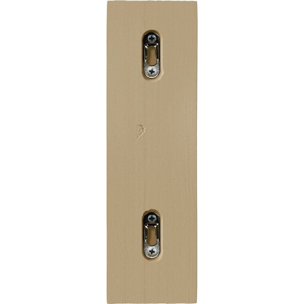 Ekena Millwork 3"W x 6 1/2"D x 10"H Large Lawson Wood Corbel, Rubberwood - CORW03X06X10LWRW