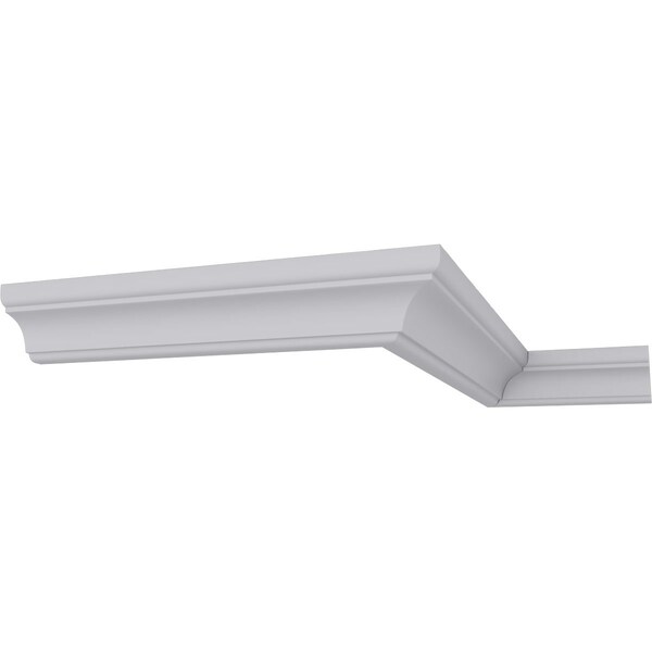 Ekena Millwork 1"H x 1 1/8"P x 1 1/8"F x 94 1/2"L Edinburgh Crown Moulding - MLD02X02X01ED