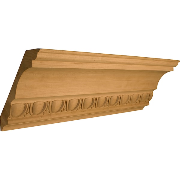 Osborne Wood Products 7 3/8 x 6 3/4 x 96 10" Egg and Dart Crown Moulding in Red Oak - 74660.96O