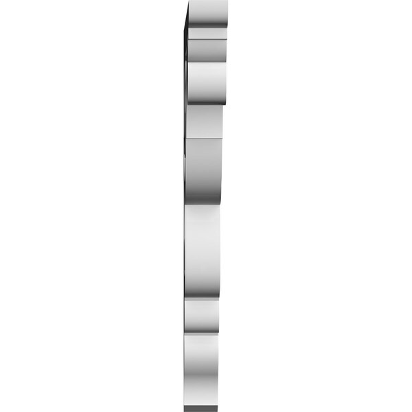 Ekena Millwork Hurley Architectural Grade PVC Bracket, 5/8"W X 4 1/2"D X 7"H - BKTP01X04X07HU