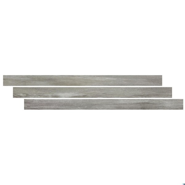 Msi LVT Trim, LVT, Gray-Light, 94 in L, 0.63 in W, Low Gloss - ZOR-LVT-TR-0549