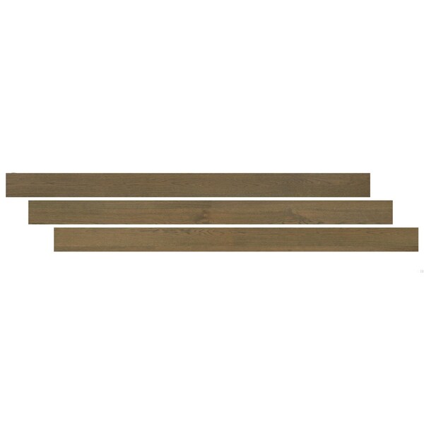 Msi LVT Trim, Wood, Brown, 14.75 in L, 0.75 in W, Low Gloss - ZOR-LVT-TR-0580