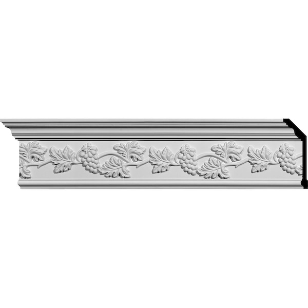 Ekena Millwork SAMPLE - 7"H x 3"P x 7 1/4"F x 12"L Genevieve Crown Moulding - SAMPLE-MLD06X02X07GE