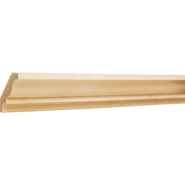 Hardware Resources Alder, 96" L, 3-1/4" H, Unfinished - SC1ALD