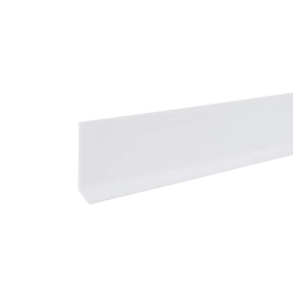 M-D Building Products 2-1/2 in. x 48 in. Snow White Vinyl Wall Base - 75697