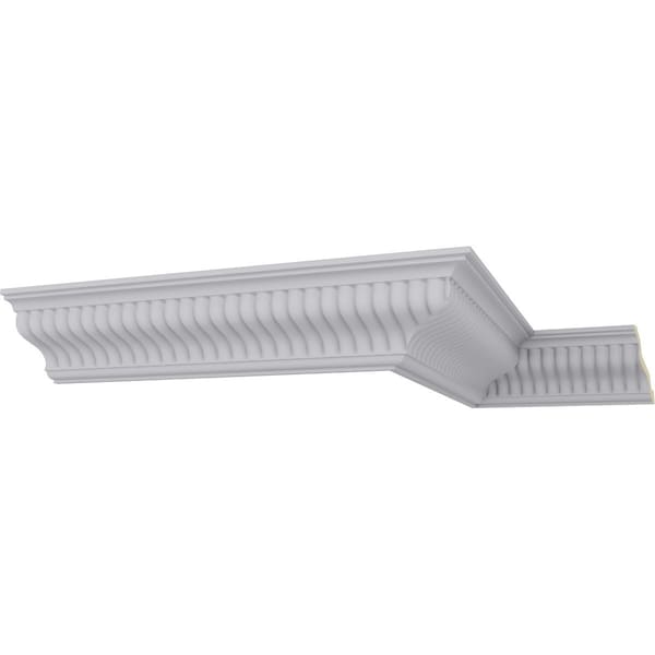 Ekena Millwork 4 5/8"H x 5 3/8"P x 6 7/8"F x 94 1/2"L Carrillo Medium Crown Moulding - MLD04X05X07CI