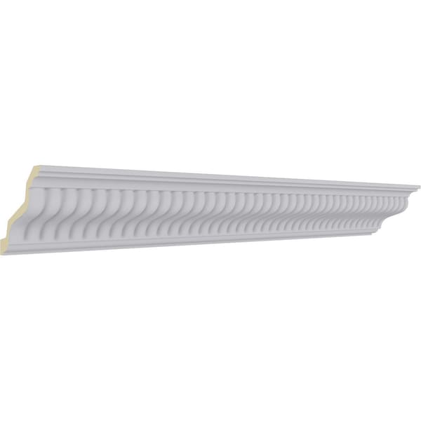 Ekena Millwork 4 5/8"H x 5 3/8"P x 6 7/8"F x 94 1/2"L Carrillo Medium Crown Moulding - MLD04X05X07CI