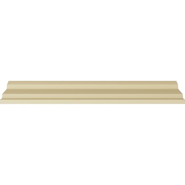Ekena Millwork 4 5/8"H x 5 3/8"P x 6 7/8"F x 94 1/2"L Carrillo Medium Crown Moulding - MLD04X05X07CI