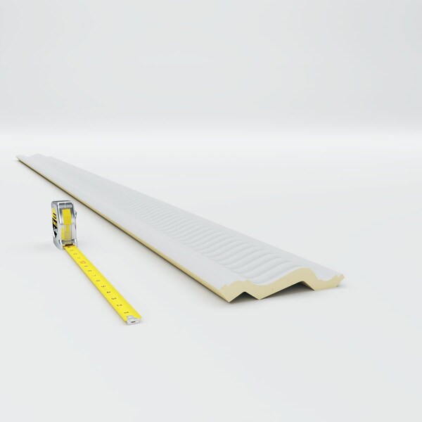 Ekena Millwork 4 5/8"H x 5 3/8"P x 6 7/8"F x 94 1/2"L Carrillo Medium Crown Moulding - MLD04X05X07CI