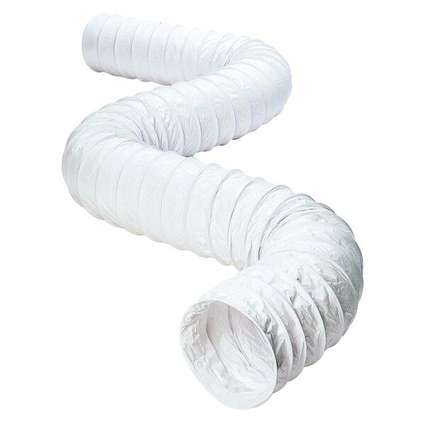 Deflecto 50 ft. L X 4 in. D White Vinyl Vent Duct - BH450W