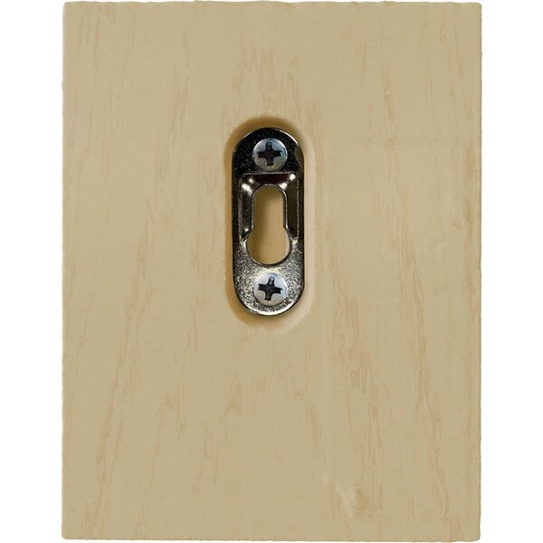 Ekena Millwork 3 1/2"W x 2"D x 4 1/2"H Small Acanthus Block w/ Backplate Wood Corbel, Maple - CORW04X02X05ABMA