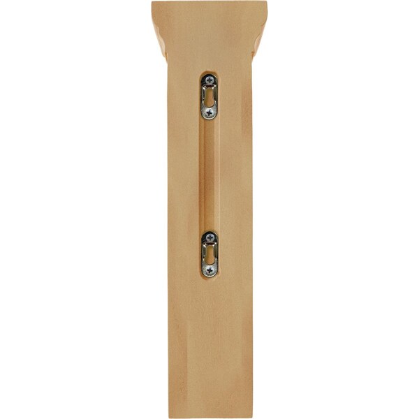 Ekena Millwork 4"W x 4"D x 14"H Recessed Groove Corbel, Red Oak - COR04X04X14RERO