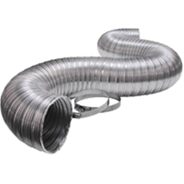 Dendesigns 3120UL 4 x 8 In. Ultra Aluminum Flex Duct With Clamp - DE424197