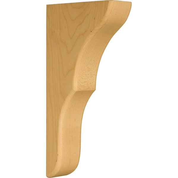 Osborne Wood Products 9 1/2 x 1 3/4 x 4 3/4 Traditional Bracket in White Oak - 8727WO