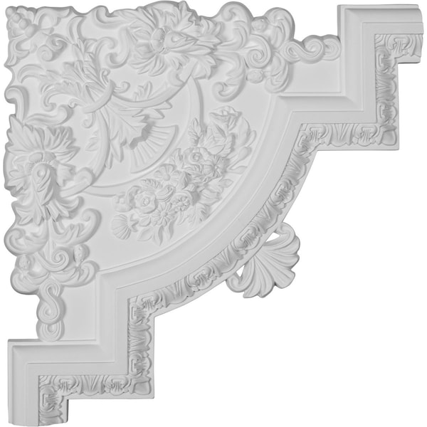 Ekena Millwork Panel Moulding Corner, High Density Urethane, 15-3/4 in H, 15-3/4 in W - PML15X15EM