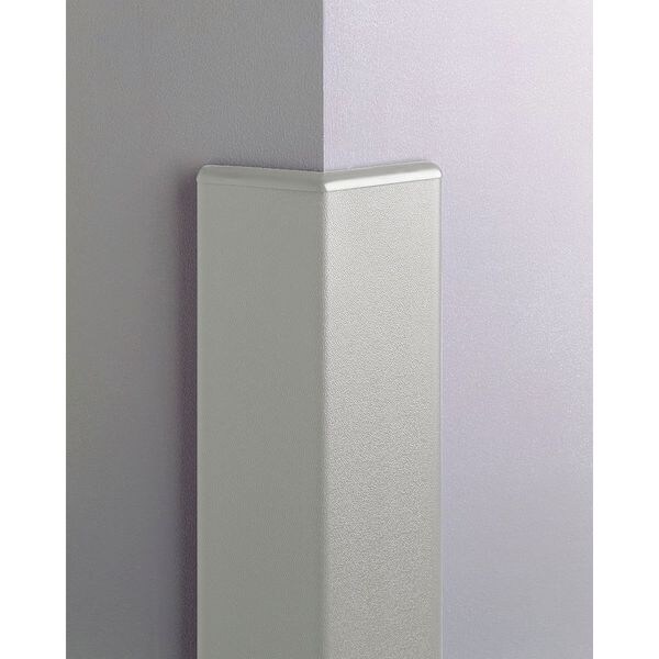 Pawling Corner Guard, Textured, Silver Gray, 3"W X 48"H - CG-135-4-210
