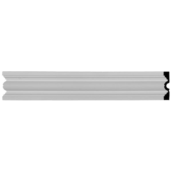 Ekena Millwork Chair Rail, High Density Urethane, 94-1/2 in L, 4 in H - CHA04X01GO