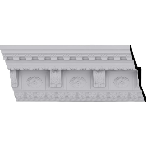 Ekena Millwork 9 7/8"H x 9 3/4"P x 14"F x 94 1/2"L Granada Crown Moulding - MLD09X09X14GR