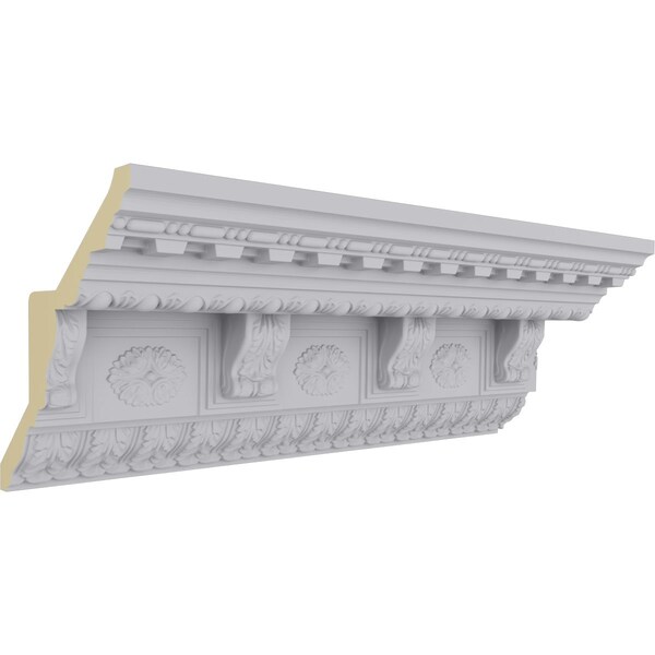 Ekena Millwork 9 7/8"H x 9 3/4"P x 14"F x 94 1/2"L Granada Crown Moulding - MLD09X09X14GR