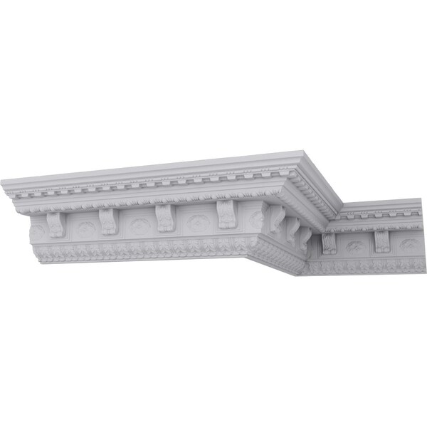 Ekena Millwork 9 7/8"H x 9 3/4"P x 14"F x 94 1/2"L Granada Crown Moulding - MLD09X09X14GR