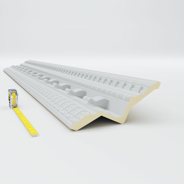 Ekena Millwork 9 7/8"H x 9 3/4"P x 14"F x 94 1/2"L Granada Crown Moulding - MLD09X09X14GR
