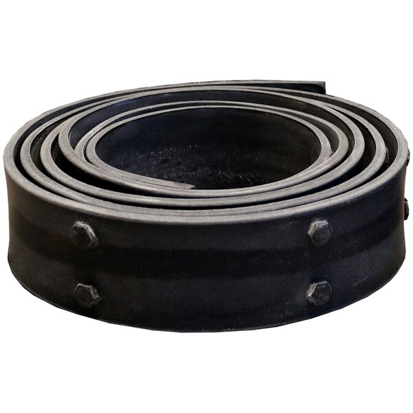 Ekena Millwork 3"W x 84"L Flexible Black Beam Strap w/ Bolts for Ekena Faux Wood Beams - BMSTRF03X84TRBL