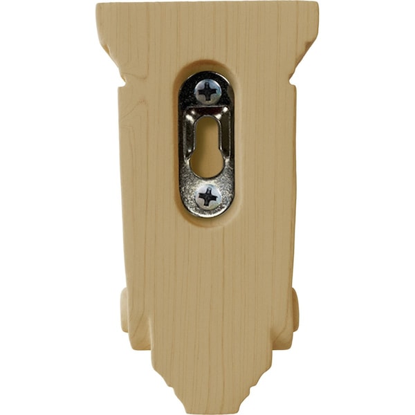 Ekena Millwork 2 1/4"W x 2 1/4"D x 4 1/4"H Devon Traditional Wood Corbel, Alder - CORW02X02X04DEAL