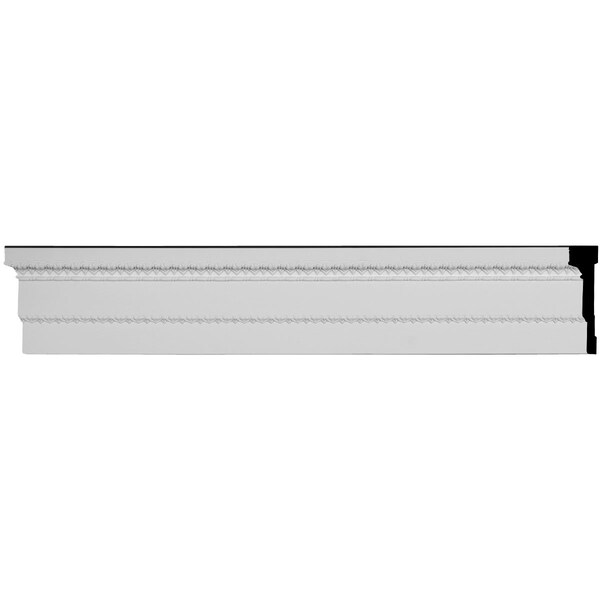 Ekena Millwork 6"H x 1 5/8"P x 94 1/2"L Acanthus Leaf Chair Rail - CHA06X02AC