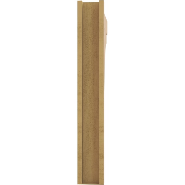 Ekena Millwork 6-in W x 30-in D x 42-in H Funston Block Rough Cedar Woodgrain TimberThane Outlooker, Primed Tan - OUTUR060X30X42FST44RCPR