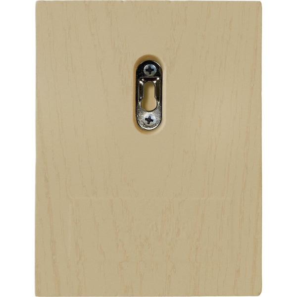 Ekena Millwork 5"W x 3"D x 6 1/2"H Large Acanthus Block w/ Backplate Wood Corbel, Maple - CORW05X03X07ABMA