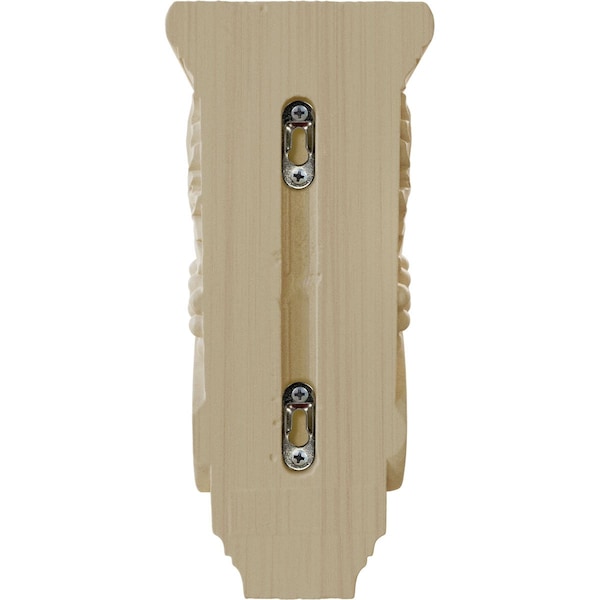 Ekena Millwork 4 7/8"W x 5 1/2"D x 10 7/8"H Medium Grape Bunches Corbel, Rubberwood - COR04X05X10GRRW