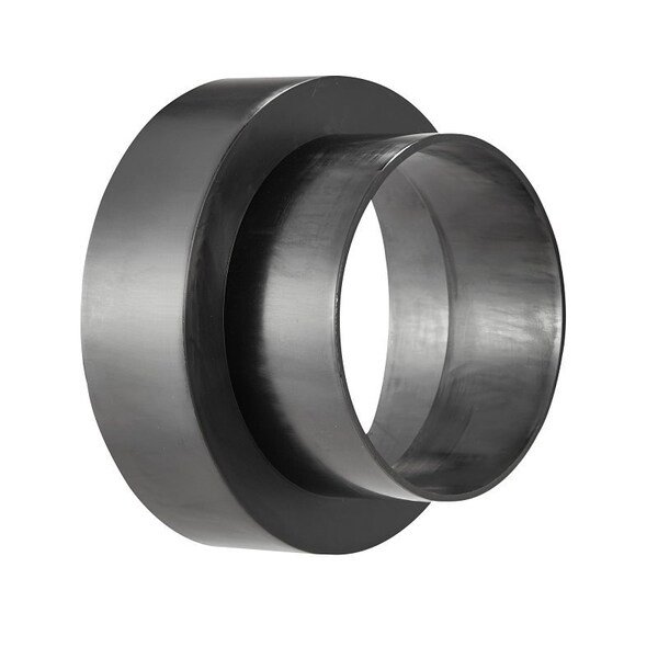 Lambro Vent Adapter Female Large End, Female Large End, Male Small End, Plastic, Black - 235