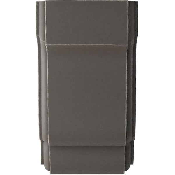 Ekena Millwork 2 1/2"W x 2 3/4"D x 4 1/2"H Capistrano Mission Wood Vintage Decor Corbel, Reclaimed Grey - CORWD02X02X04CPGY