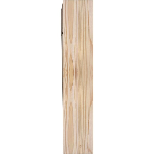 Ekena Millwork Traditional Traditional Smooth Bracket, Douglas Fir, 3 1/2"W x 18"D x 18"H - BKT04X18X18TRA01SDF