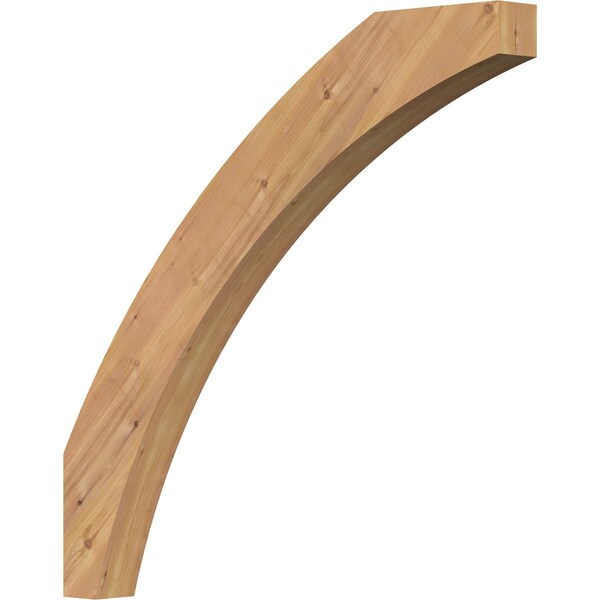 Ekena Millwork 3 1/2"W x 36"D x 36"H Thorton Smooth Knee Brace, Western Red Cedar - BRC04X36X36THR00SWR