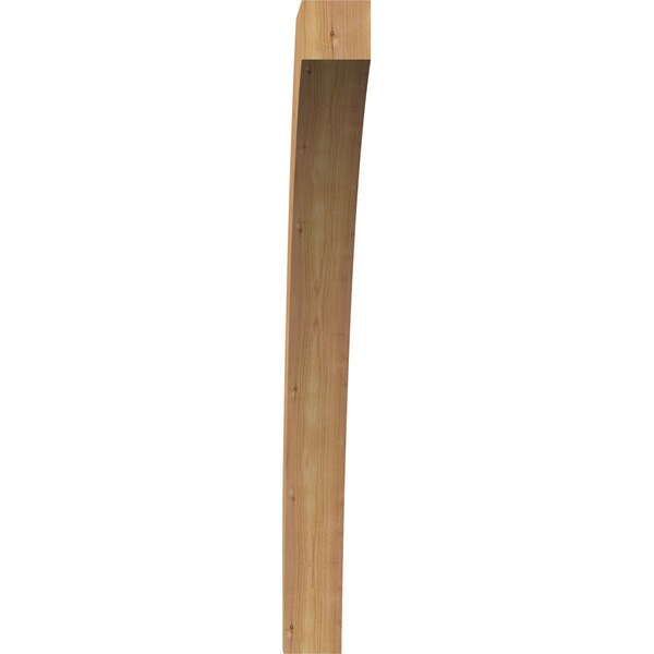 Ekena Millwork 3 1/2"W x 36"D x 36"H Thorton Smooth Knee Brace, Western Red Cedar - BRC04X36X36THR00SWR